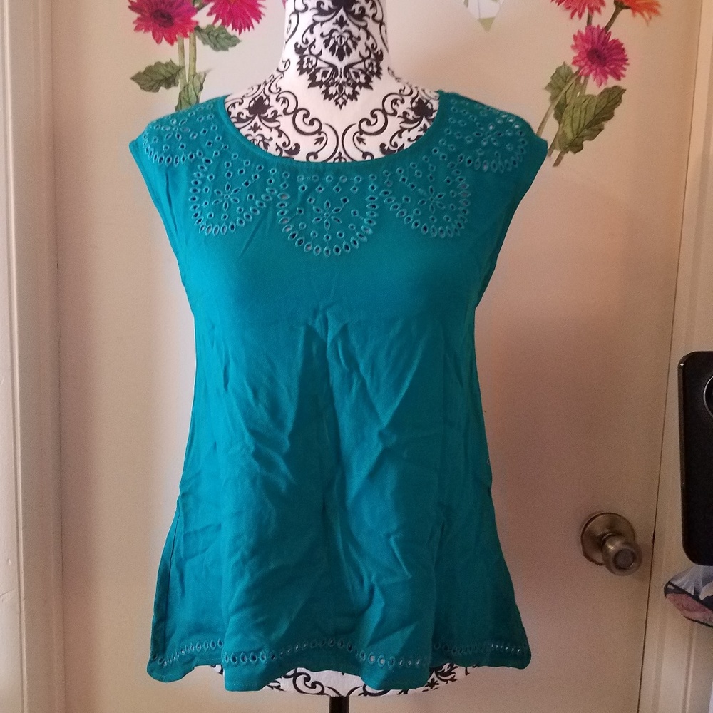 ella moss Embroider Floral Asymmetric  XS NWT$138